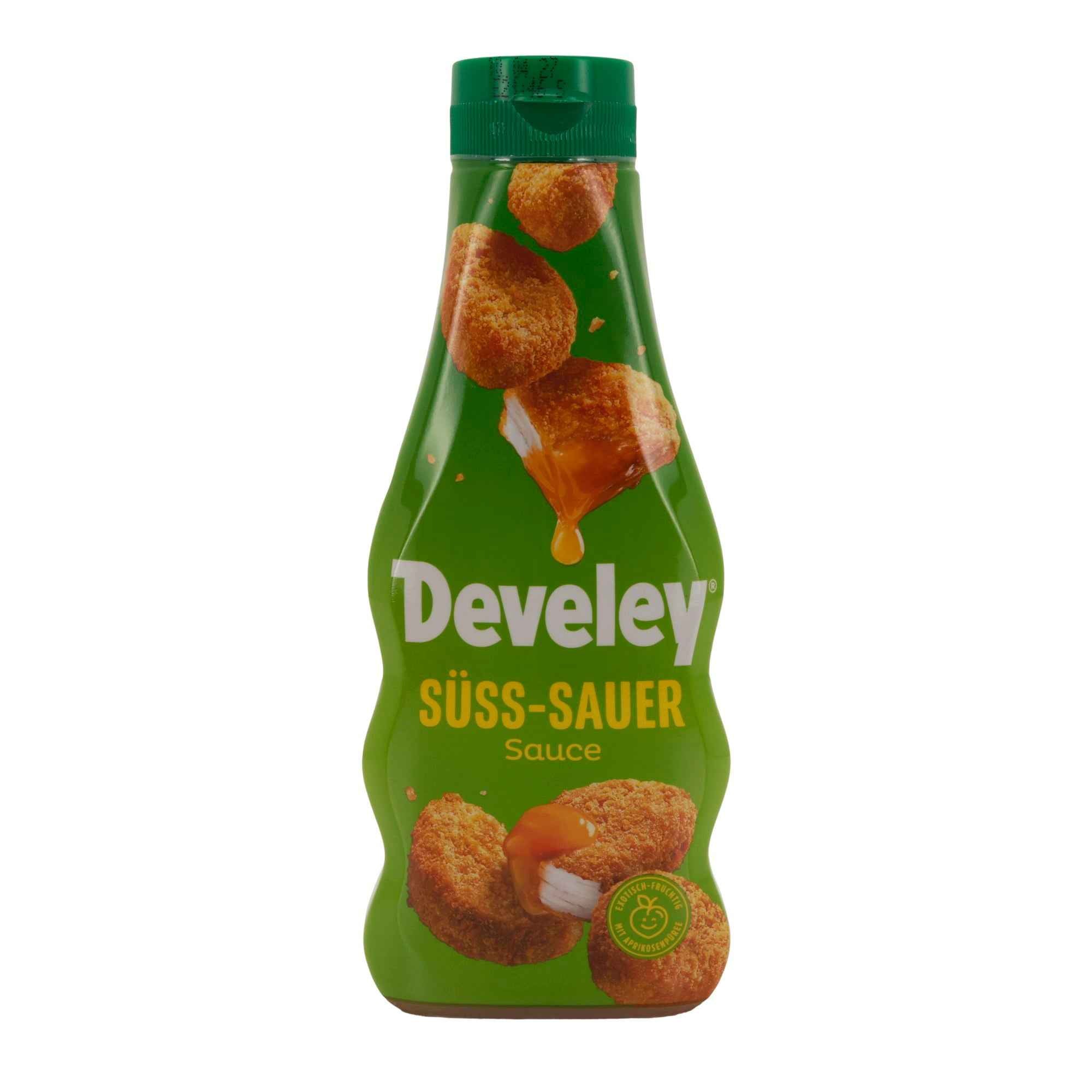 Develey Süß-Sauer Sauce | Ideal für Nuggets, Fingerfood & Wokgerichte | 250 ml